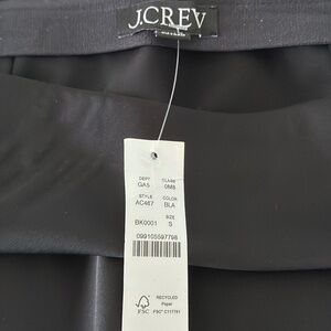 J. Crew Slip Skirt - Black Size Small